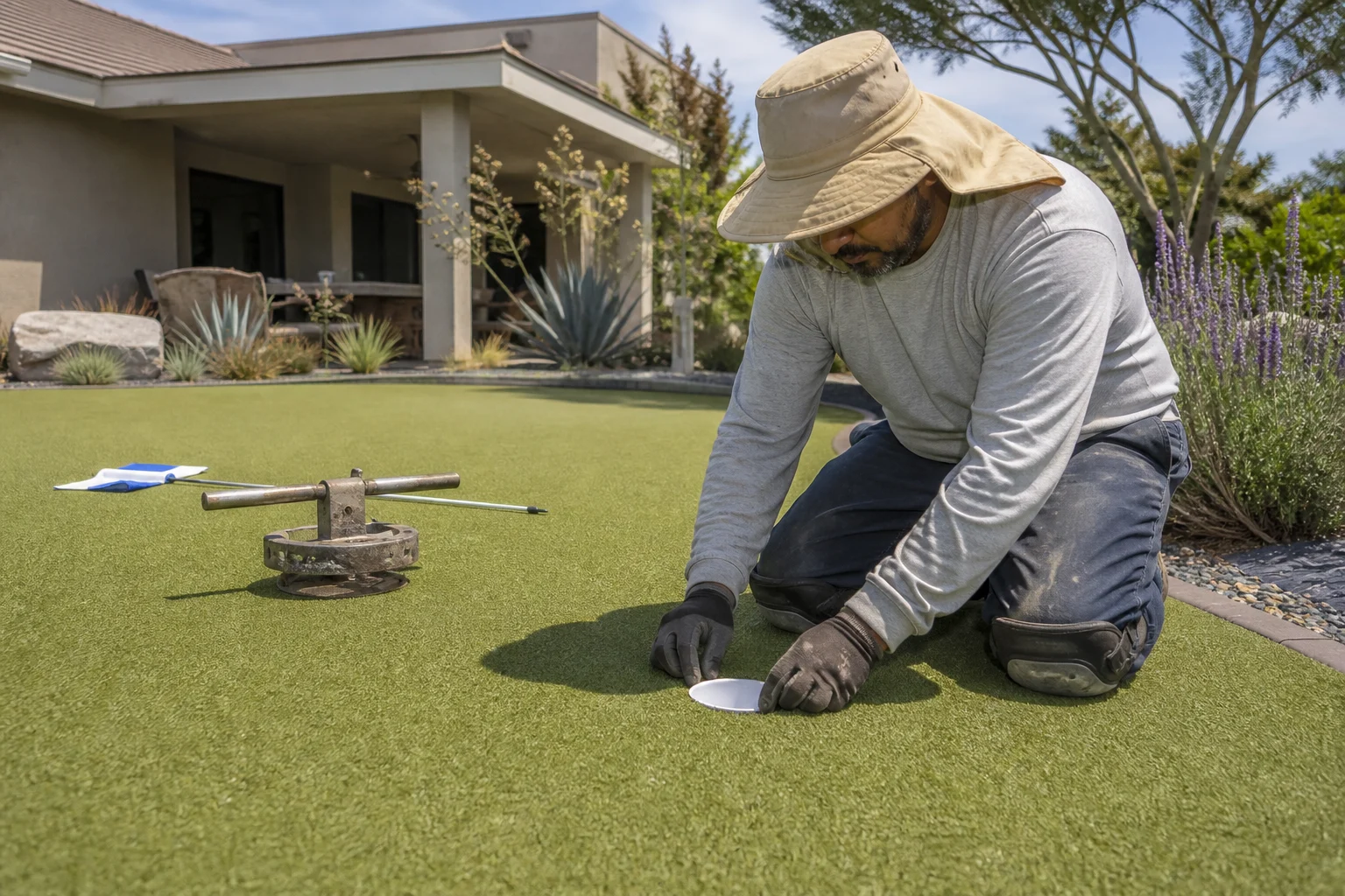 Keeping a Putting Green Rolling True